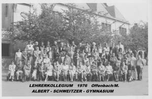 Lehrerkollegium 1974